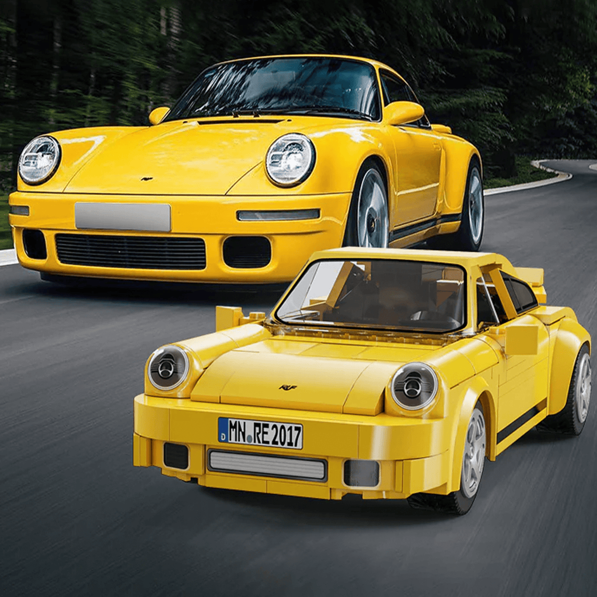 C51079W with our box - RUF CTR 2017 Yellowbird - vue 7 | Power Blockz