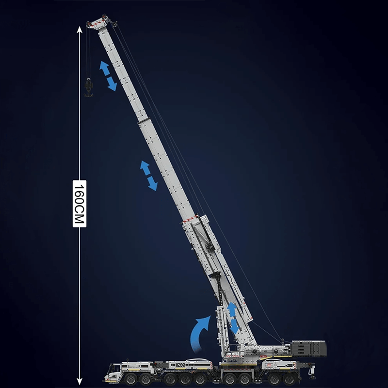 Mould King 17007 - Heavy Duty RC Crane V2 - vue 13 | Power Blockz