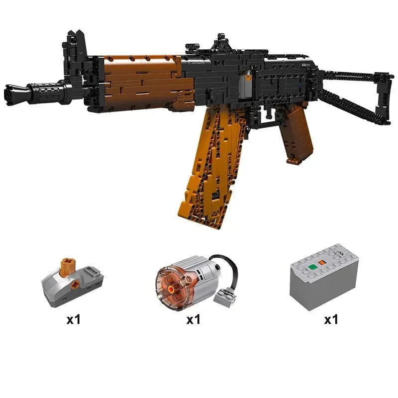 Mould King 14020 - Motorized AK47 - vue 8 | Power Blockz