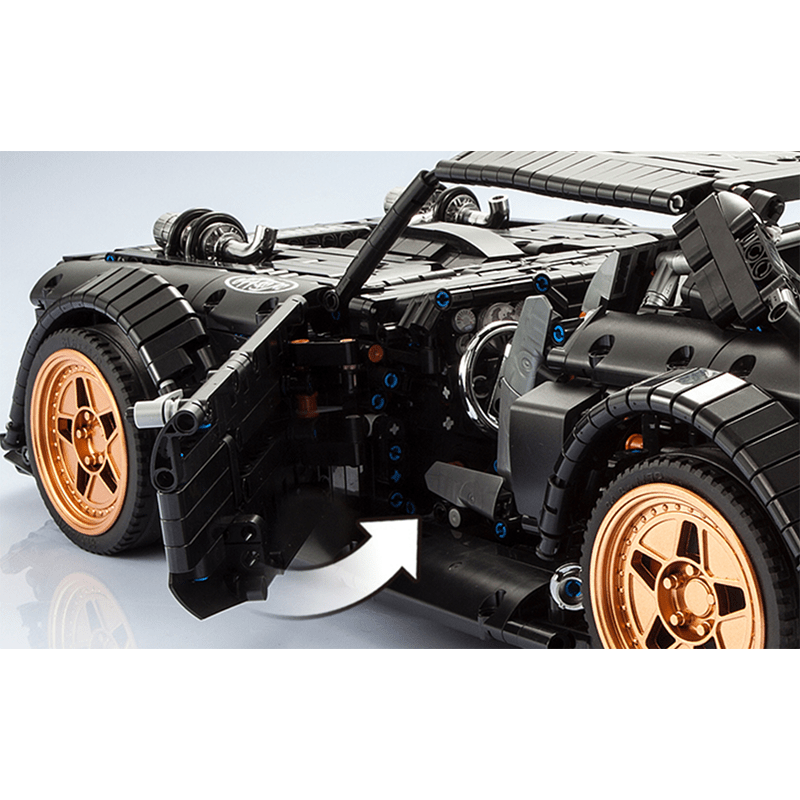 Mould King 13108 - Static Version - Drift V8 Fastback - vue 7 | Power Blockz