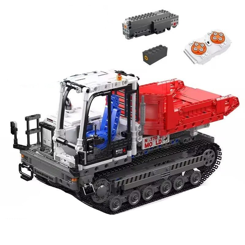 Mould King 17083 - Tracked Dumper Hauler - vue 7 | Power Blockz
