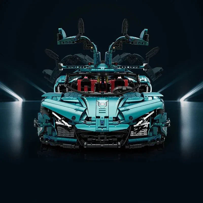 GULY 10612 - Static Version - Blue Track-Only Hypercar - vue 3 | Power Blockz