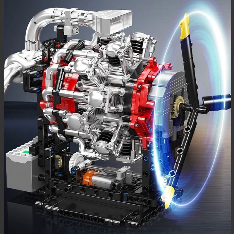 Mould King 10211 - Aero Propulsion Engine Kit - vue 4 | Power Blockz
