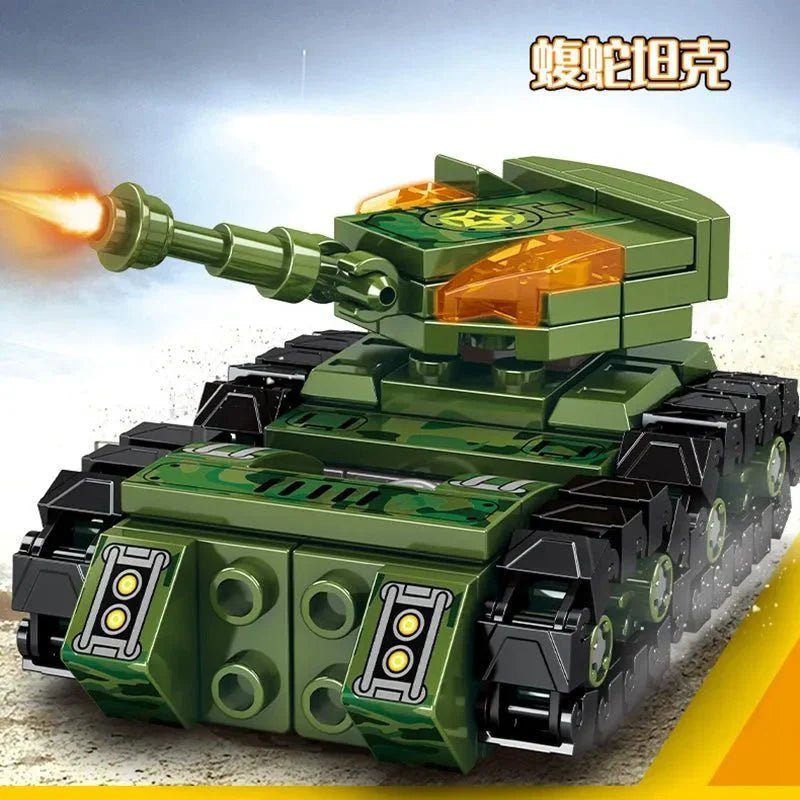 Transformers Mechanical Robot Tank Fighter Bricks Toy | 894pcs - Transformers Mechanical Robot Tank Fighter Bricks Toy - vue 3 | Power Blockz