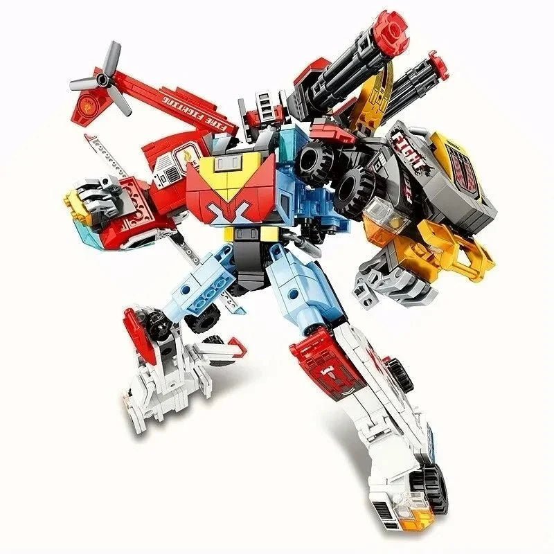 Mecha Transforming Steel Robot Warrior Bricks Toy | 725pcs - Mecha Transforming Steel Robot Warrior Bricks Toy - vue 4 | Power Blockz