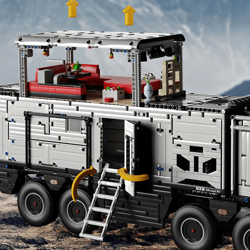 TGL T4009 - Static Version - All-Terrain RV Camper SUV - vue 3 | Power Blockz