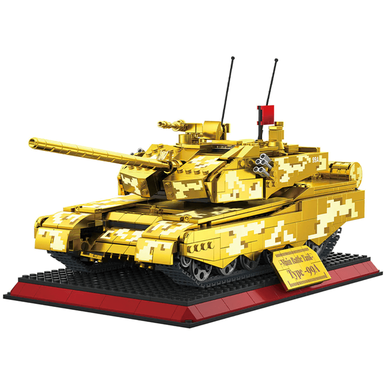 Zhegao GZ2008 - Chrome Gold Edition MA1 Tank | Power Blockz