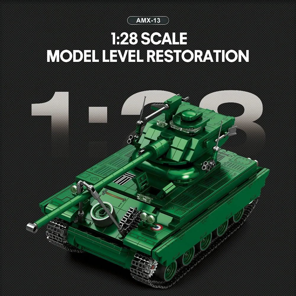 Reobrix 77033 - Light Recon Tank - vue 2 | Power Blockz