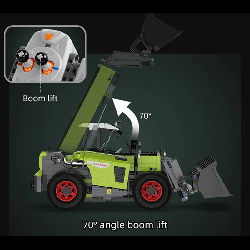 CaDa Master C61051 - Cargo Loader Utility Vehicle - vue 8 | Power Blockz