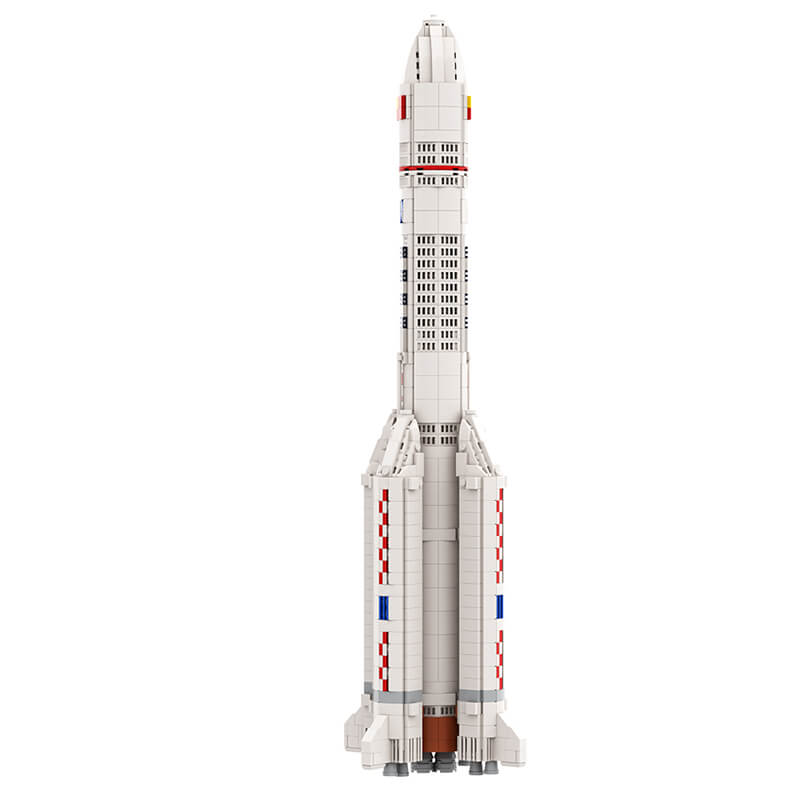 Gobricks MOC-94784 - 1:110 Long March 5 - vue 2 | Power Blockz