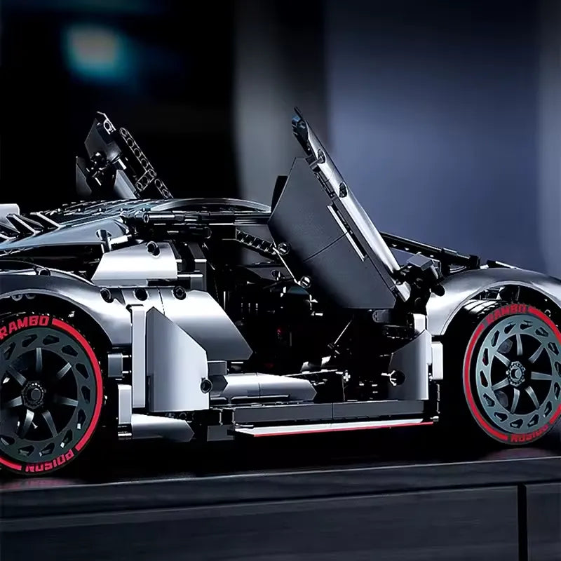 Kbox 10522 - Veneno Lambo Competizione Gunmetal - vue 4 | Power Blockz