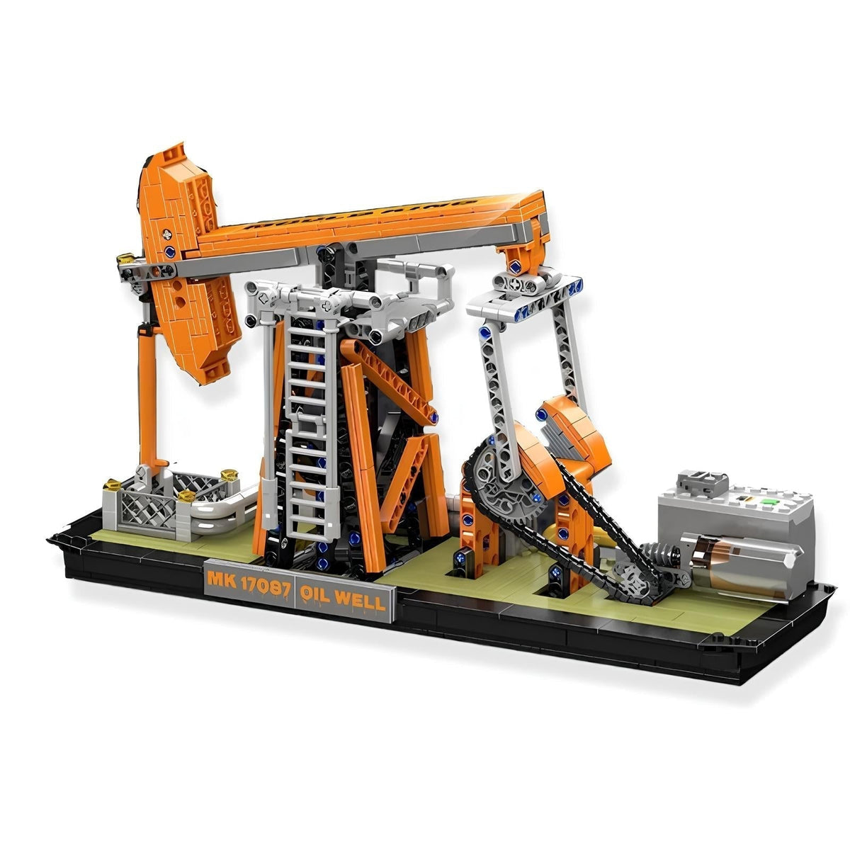 Mould King 17087 - Motorized Oil Well Rig | Power Blockz