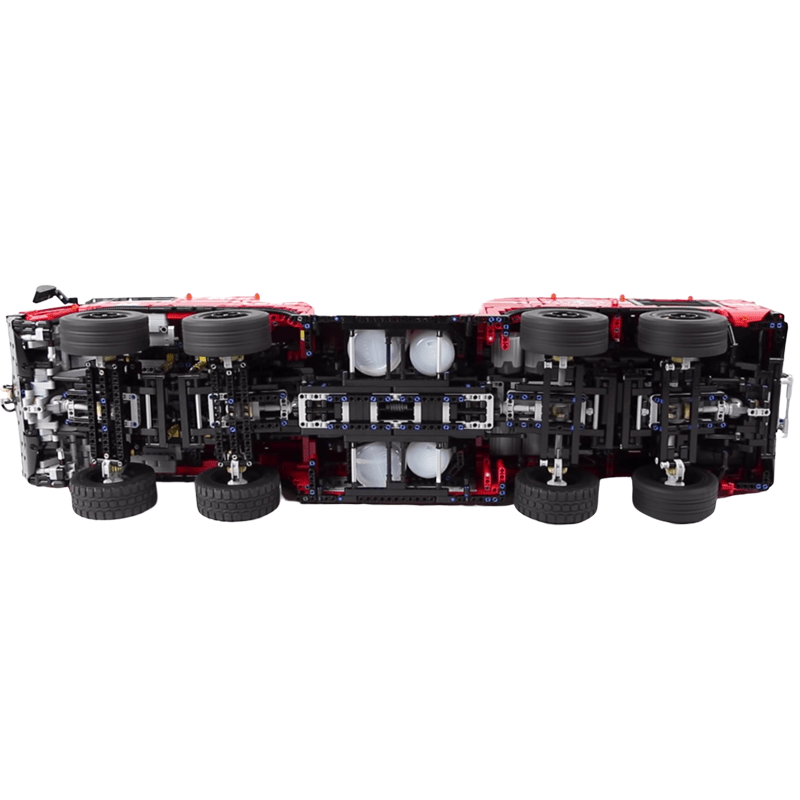 Mould King 19004S - Pneumatic Airport Rescue Truck - vue 9 | Power Blockz