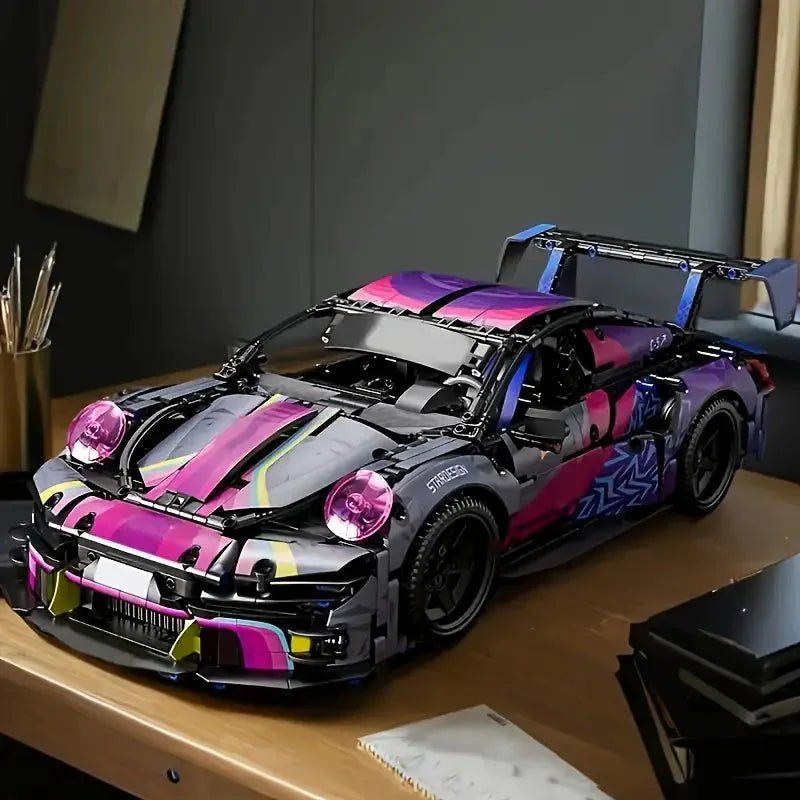 Xingya Youpin 66623 - Cyberpunk 911 GT Race Coupe - vue 2 | Power Blockz
