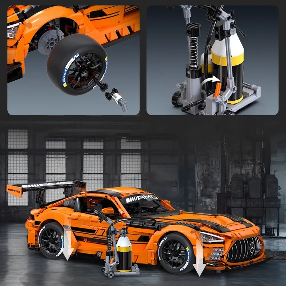 C64008W - Mercedes AMG GT Black Series - vue 6 | Power Blockz