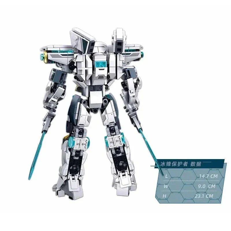 Super Transforming Mecha Robot Warrior Bricks Toy | 561pcs - Super Transforming Mecha Robot Warrior Bricks Toy - vue 5 | Power Blockz