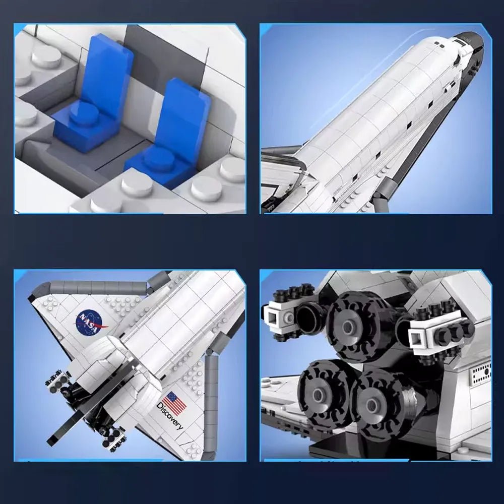 CaDa C56052W - Orbiter Space Shuttle - vue 8 | Power Blockz