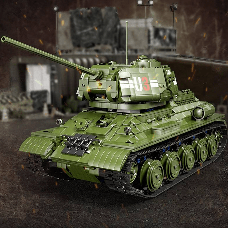 TGL T4014 - Remote Controlled T34 Tank - vue 7 | Power Blockz