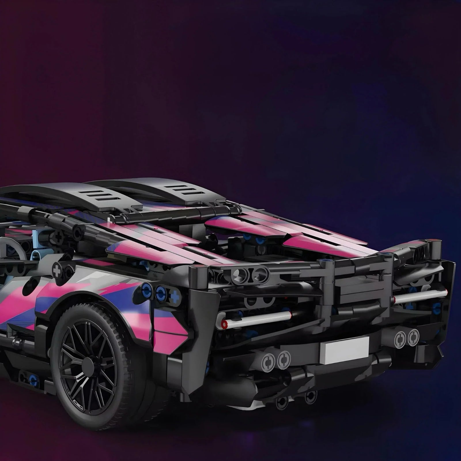 Power Blockz MK6002 - Cyberpunk Hybrid V12 Supercar - vue 2 | Power Blockz