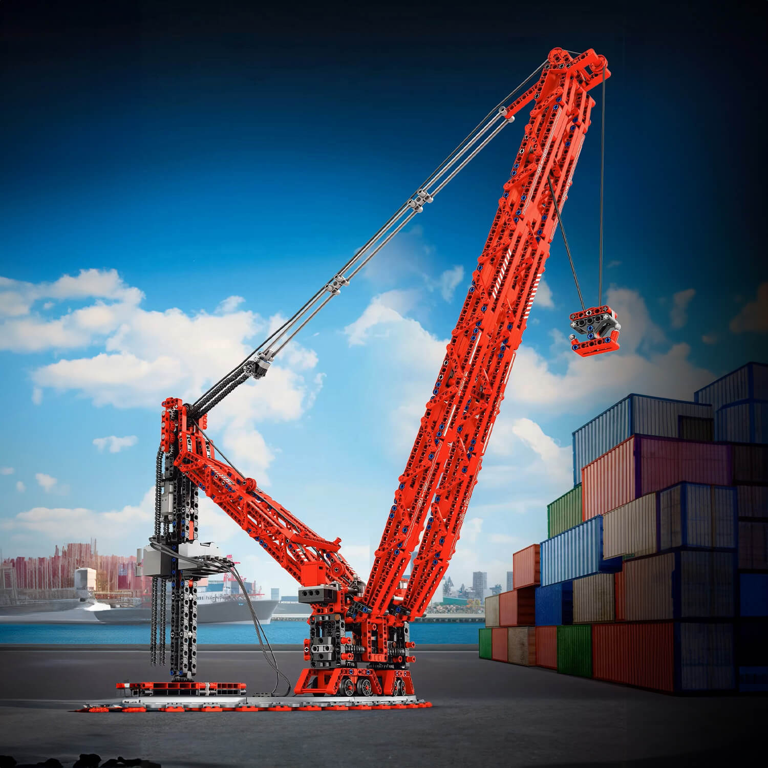 Reobrix22029 PF - World's Most Powerful Land Crane - vue 2 | Power Blockz