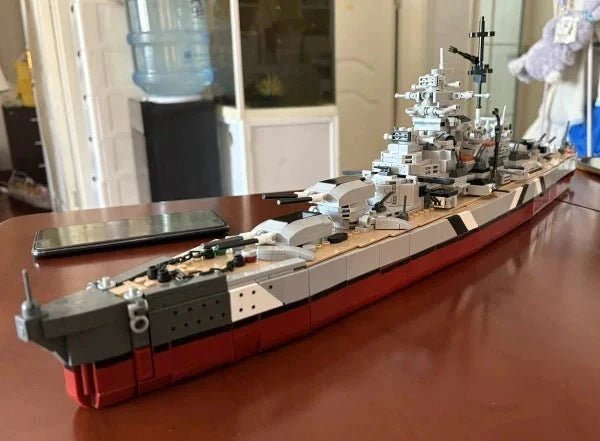 Sluban M38-B1102 - WW2 KMS Bismarck Battleship - vue 5 | Power Blockz