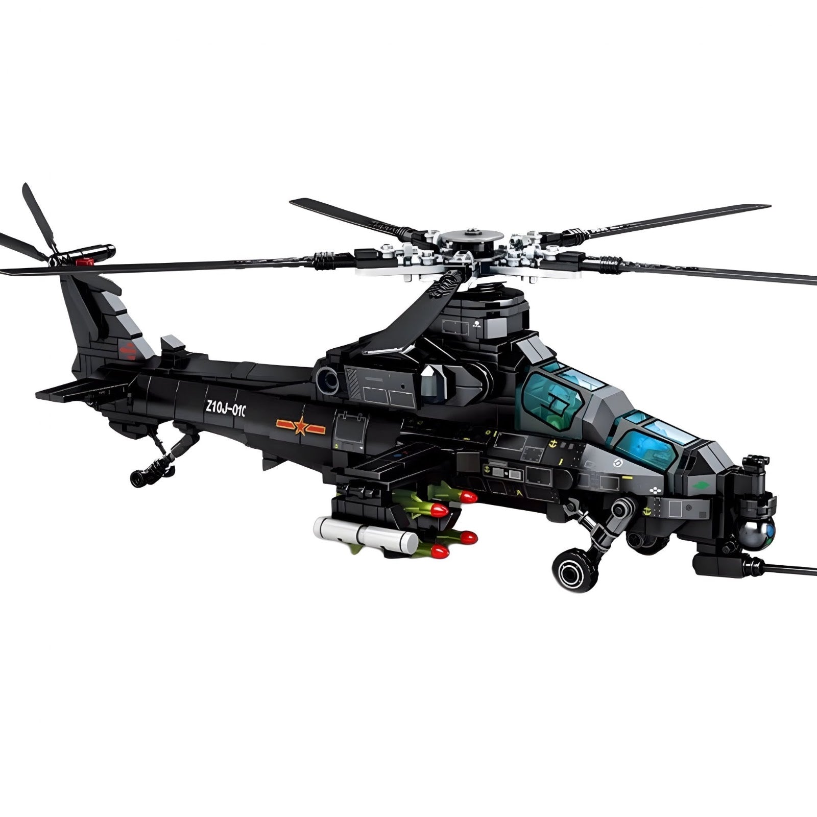 SEMBO 202119 - Z-10 Atack Helicopter | Power Blockz