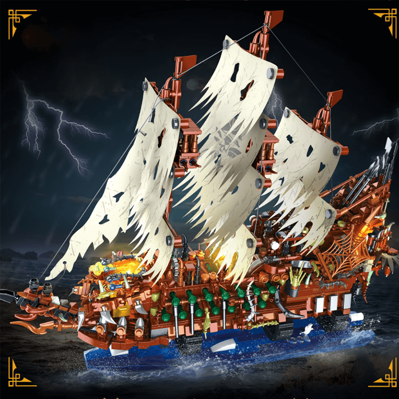 T2141 - Flying Ghost Ship - vue 2 | Power Blockz