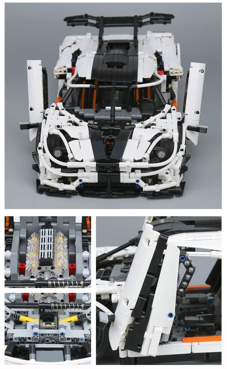 Mould King 13120 - Swedish Hypercar - vue 2 | Power Blockz