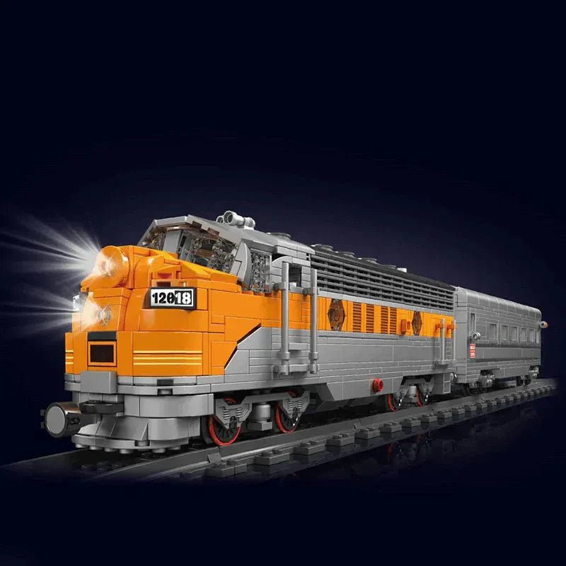 Mould King 12018 - EMD F7 Locomotive - vue 2 | Power Blockz