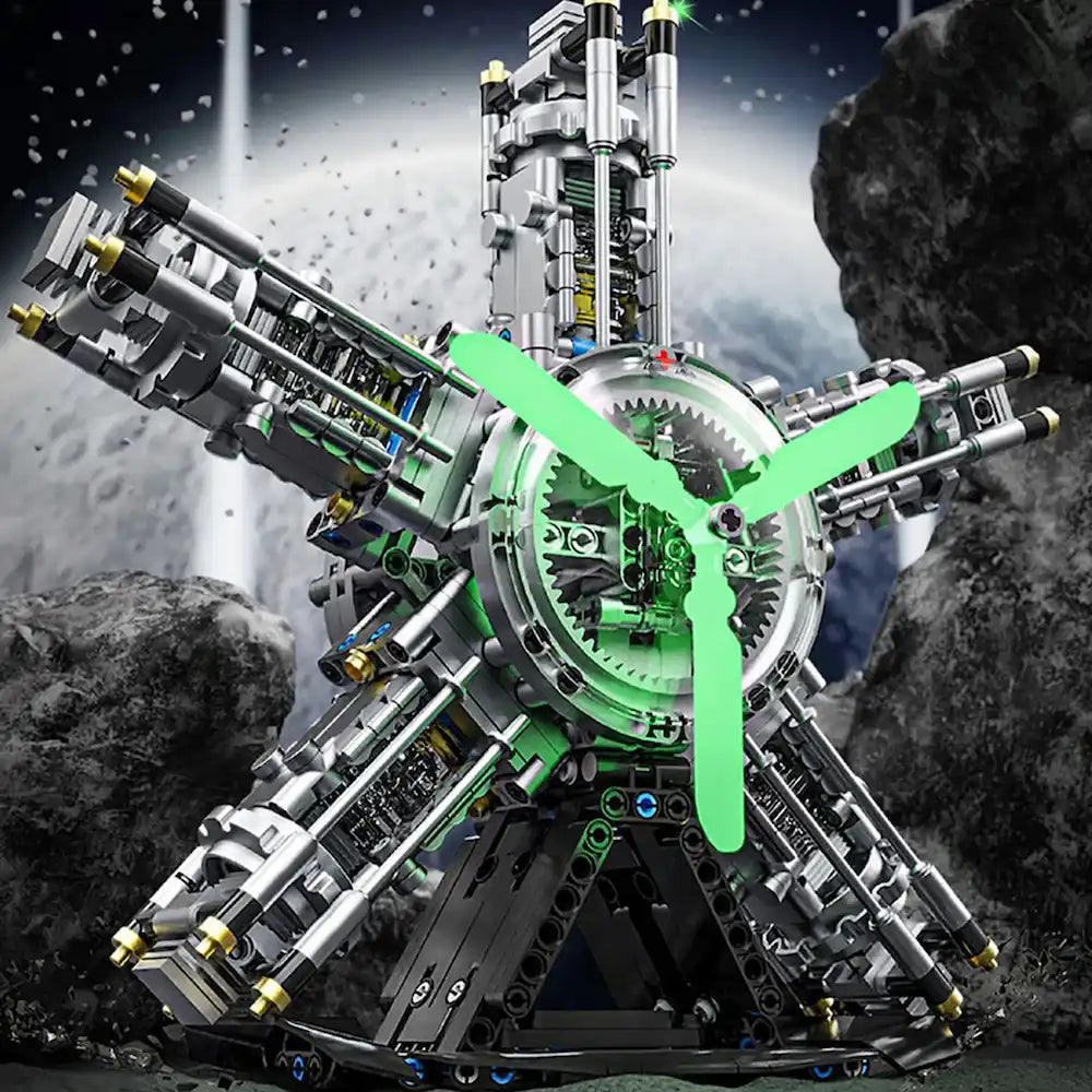 GOQI GQ3700 - 5-Cylinder Radial Engine - vue 3 | Power Blockz