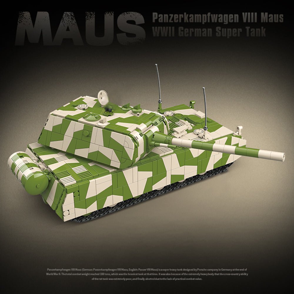 QUANGUAN 100234 - Germany: Rat Heavy Tank - vue 5 | Power Blockz
