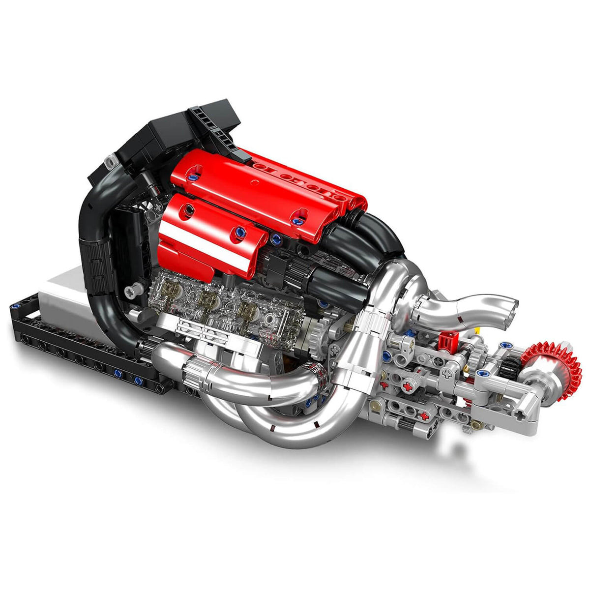 Mould King 10188 - V8 Formula 1 Engine - vue 3 | Power Blockz