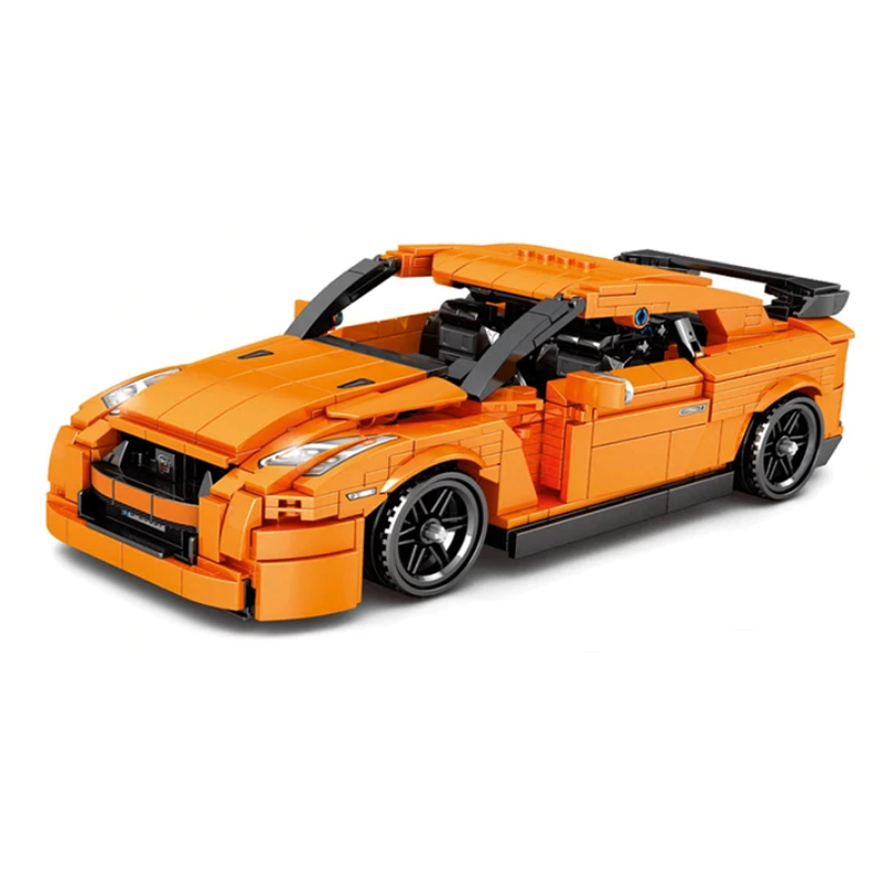 SY8407 - R35 GTR Godzilla Orange | Power Blockz