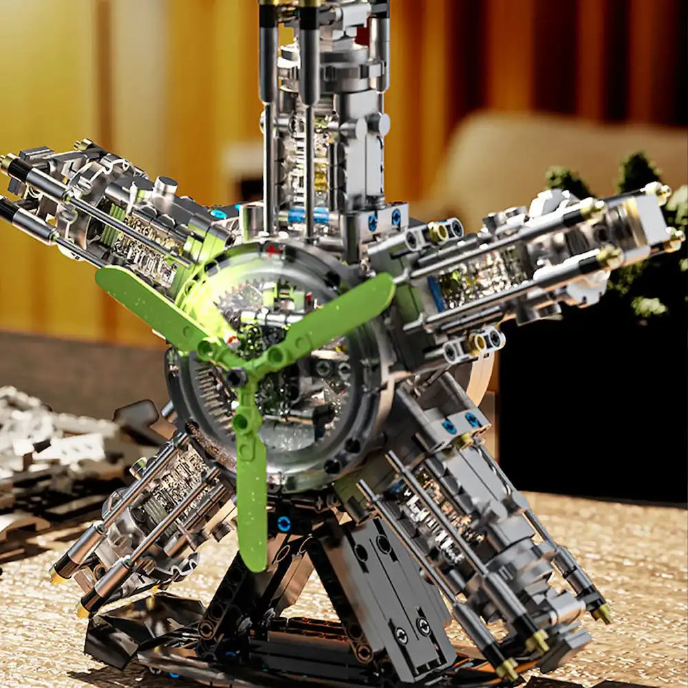 GOQI GQ3700 - 5-Cylinder Radial Engine - vue 5 | Power Blockz