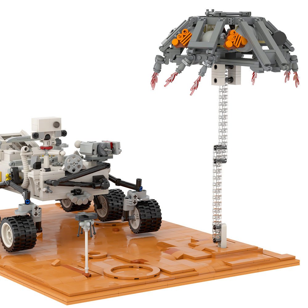 Gobricks MOC C6751Y01 - Mars Rover with Mars Base - vue 4 | Power Blockz