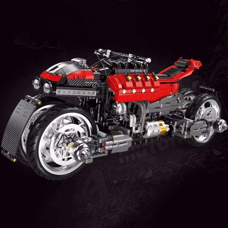 JD033 - Futuristic Flying Motorcycle - vue 5 | Power Blockz