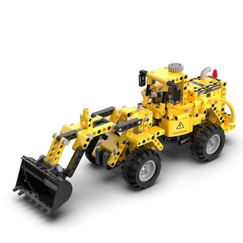 CaDA C65004W - Wheel Loader Bulldozer Combo | Power Blockz