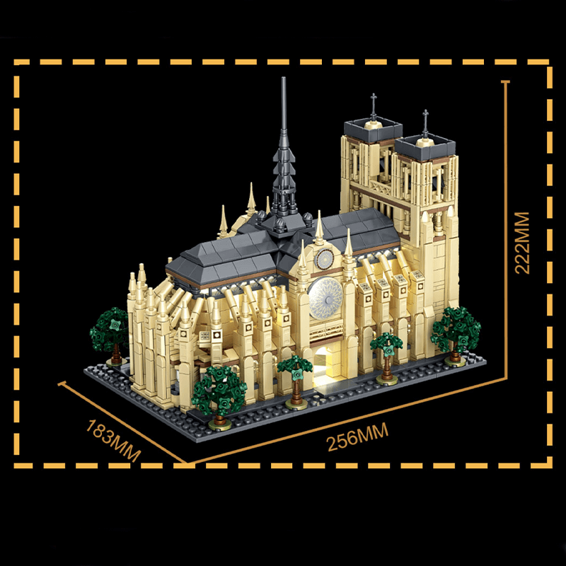 TGL T2106 - Notre Dame Cathedral - vue 5 | Power Blockz