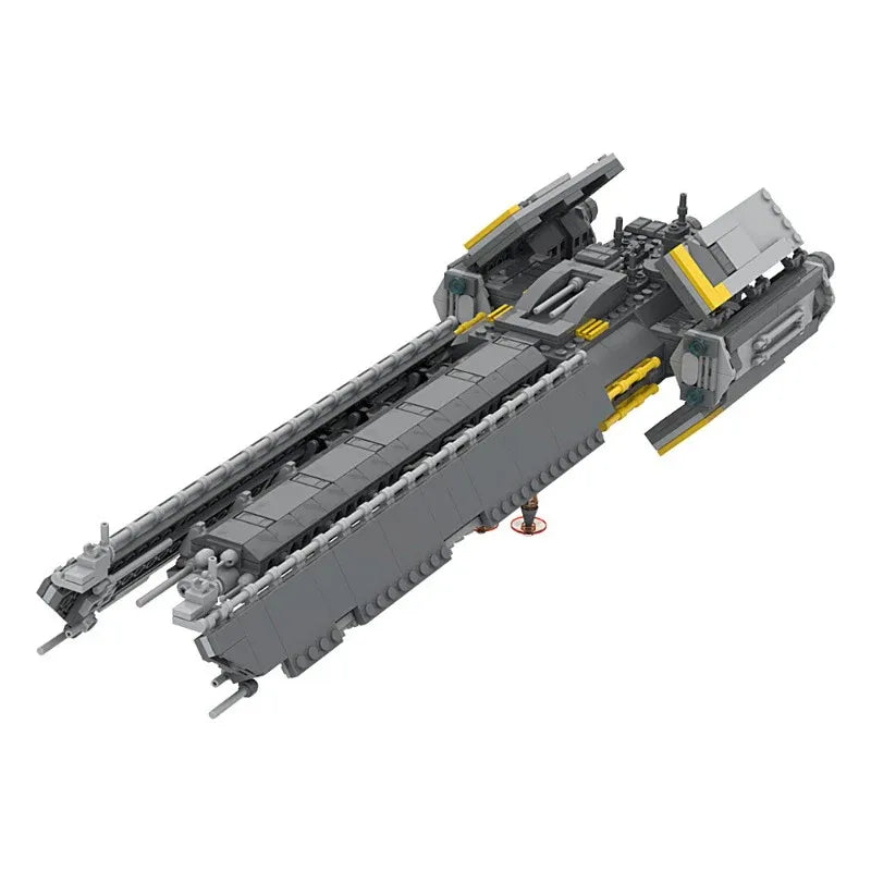 Gobricks MOC 176829 - Helldivers 2 Super Destroyer - vue 5 | Power Blockz