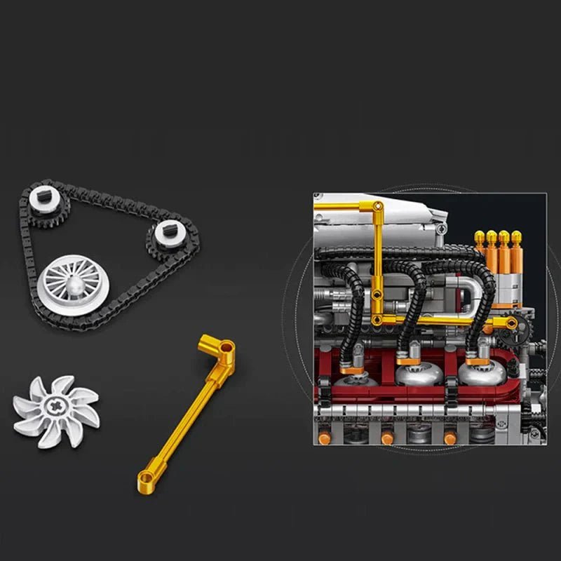 Eikee Y15001 - Motorised Muscle V8 - vue 7 | Power Blockz