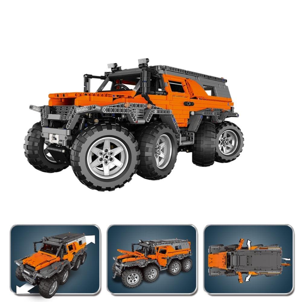 Mould King 13088 - 8x8 Amphibious Expedition Vehicle - vue 6 | Power Blockz