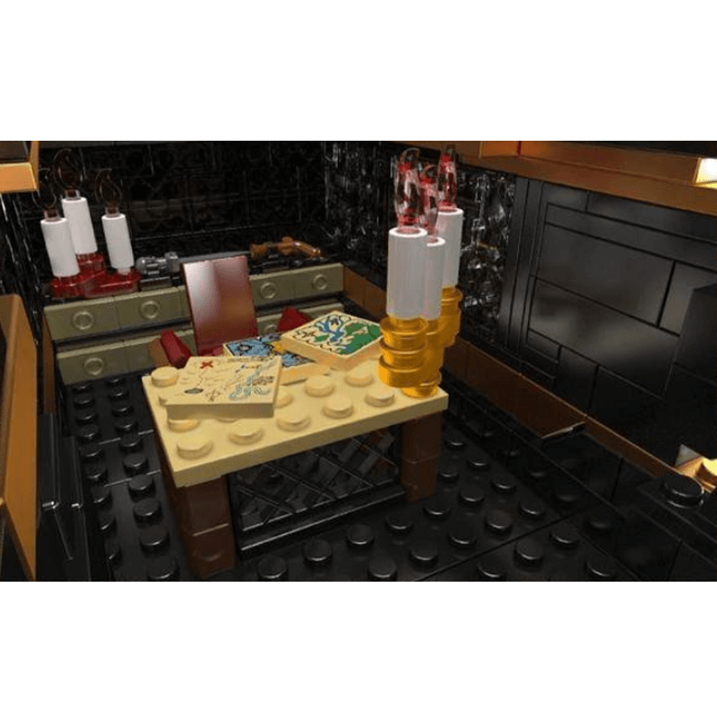 Mould King 13199 - Black Pirate Ship - vue 7 | Power Blockz