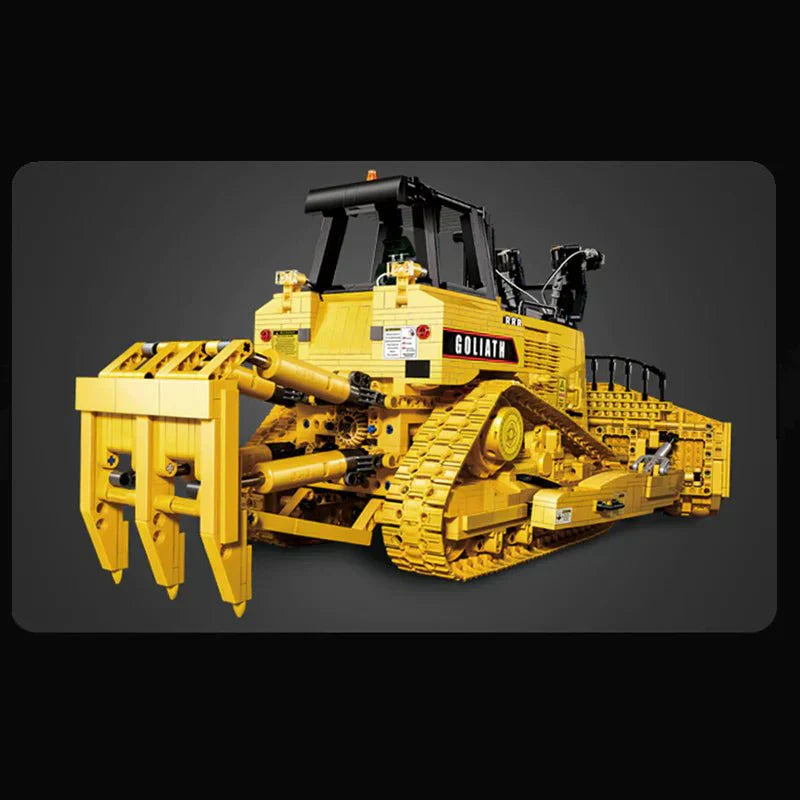 CaDa C61056W - Goliath Heavy Bulldozer - vue 6 | Power Blockz