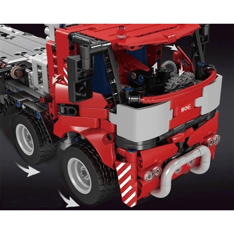 Decool 22003 - RC Mobile Crane - vue 6 | Power Blockz