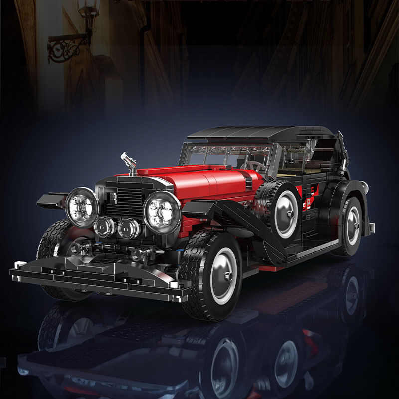 Mould King 10114 - Classic British T50 Luxury Sedan - vue 3 | Power Blockz