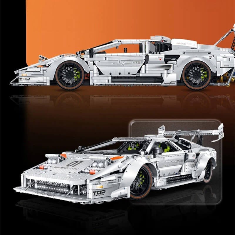 Guly 10649 - Static Version - Twin-Turbo LP5000 Supercar - vue 5 | Power Blockz