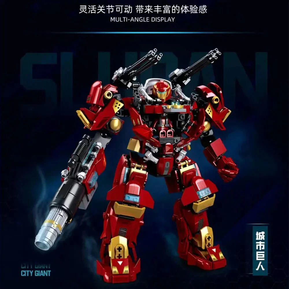 Monkey King Lonely Warrior Hulk Mecha Bricks Toy | 588pcs - Monkey King Lonely Warrior Hulk Mecha Bricks Toy - vue 2 | Power Blockz
