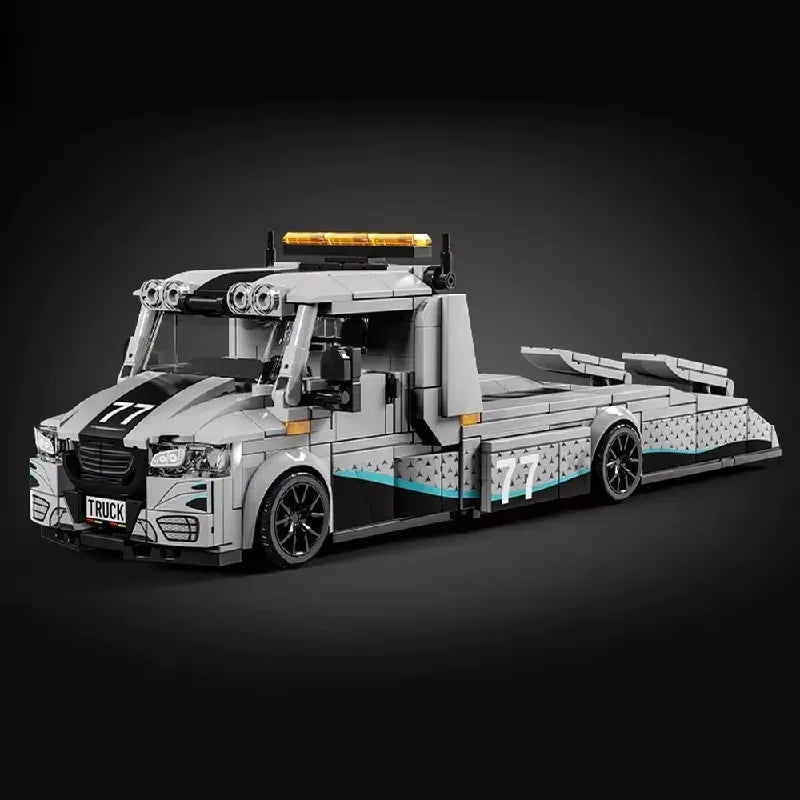 Leyi 31067 - Tow Truck With Trailer - vue 4 | Power Blockz