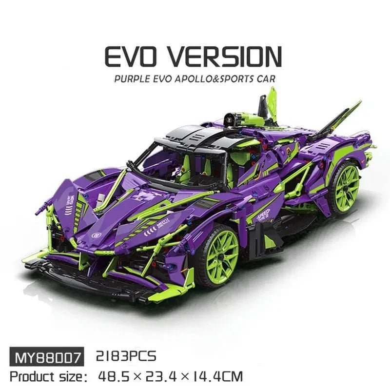 Moyu MY88007 - EVO Track Hypercar - vue 2 | Power Blockz