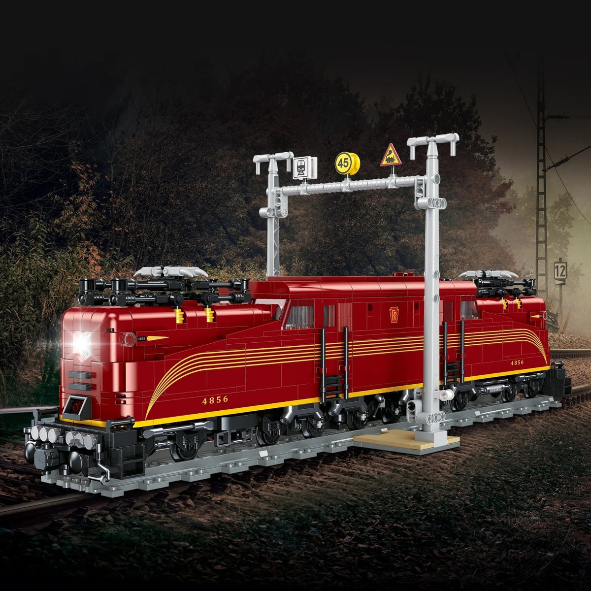 JIESTAR JJ9250 - Vintage Express Locomotive - vue 2 | Power Blockz
